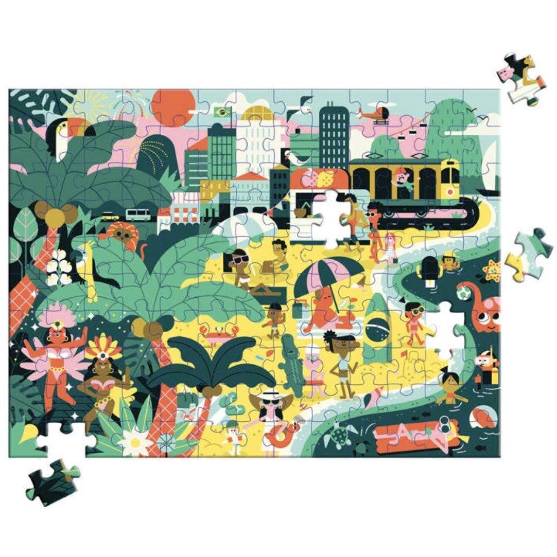 Auzou: mini puzzle Bom dia Rio De Janeiro - Noski Noski