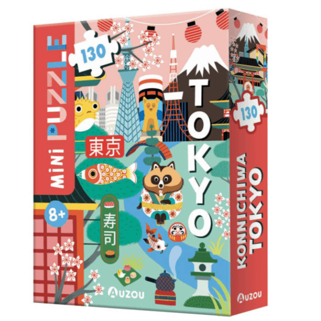 Auzou: mini puzzle Konnichiwa Tokio - Noski Noski
