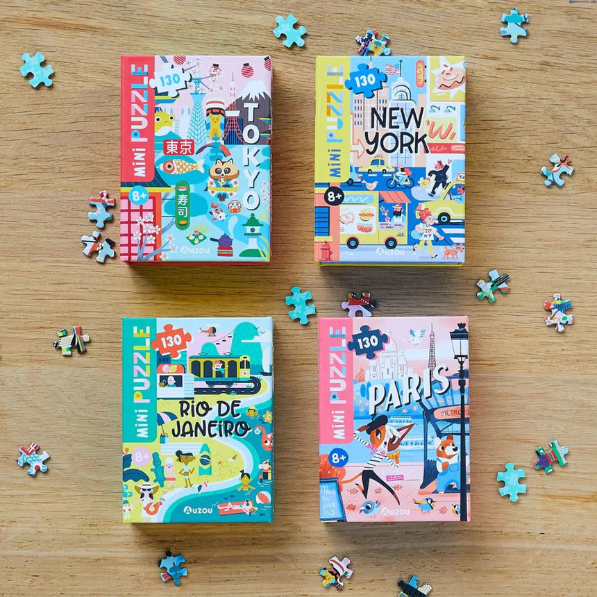 Auzou: mini puzzle Konnichiwa Tokio - Noski Noski