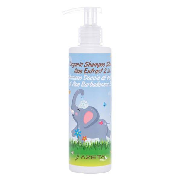 Azeta Bio: organiczny szampon i płyn do mycia ciała dla dzieci z Aloesem - Noski Noski