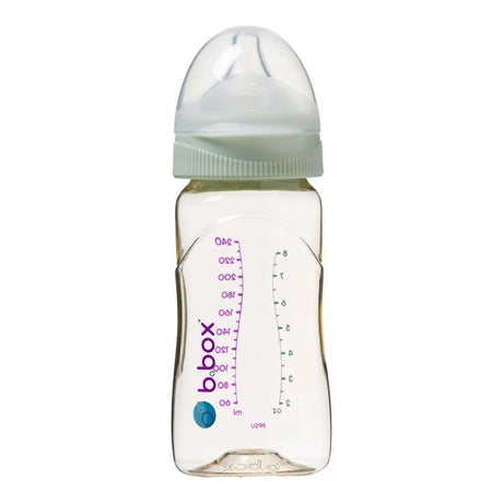 Butelka antykolkowa dla noworodka B.box 240ml, ergonomiczna, wysokiej jakości, zapewnia komfort i bezpieczeństwo karmienia.