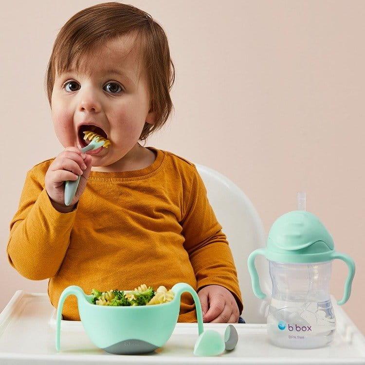b.box: pierwsze sztućce do nauki jedzenia Toddler Cutlery Set Gelato - Noski Noski