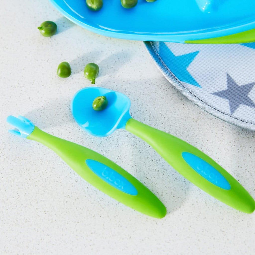 b.box: pierwsze sztućce do nauki jedzenia Toddler Cutlery Set - Noski Noski