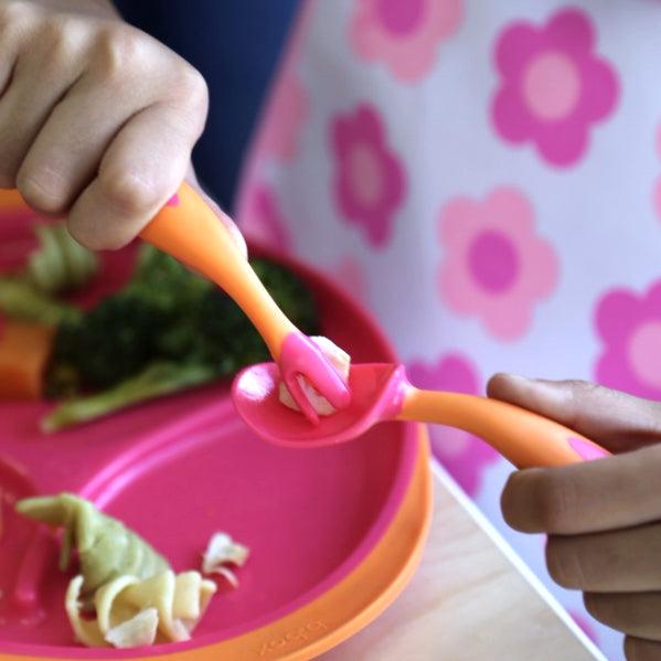 b.box: pierwsze sztućce do nauki jedzenia Toddler Cutlery Set - Noski Noski