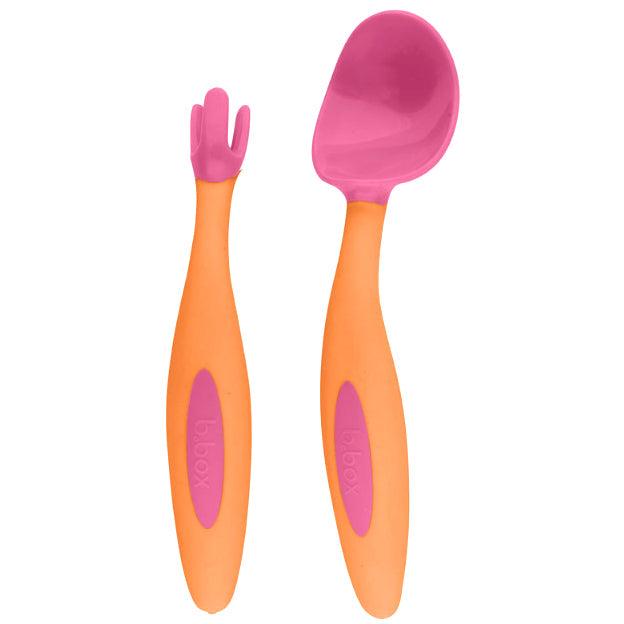 b.box: pierwsze sztućce do nauki jedzenia Toddler Cutlery Set - Noski Noski