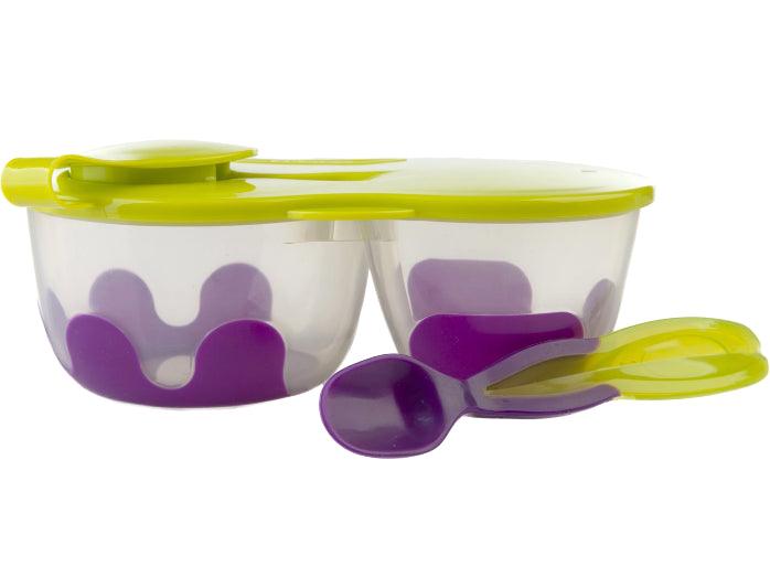 b.box: podwójny pojemnik na przekąski Snack Pack - Noski Noski