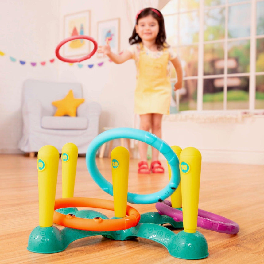 B.Toys: gra zręcznościowa obręcze Sling-a-Ring Toss - Noski Noski