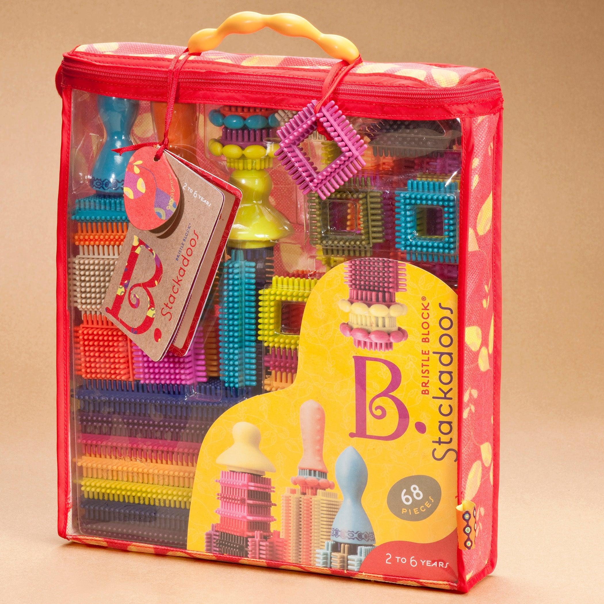 B.Toys: klocki jeżyki w torbie Stackadoos - Noski Noski