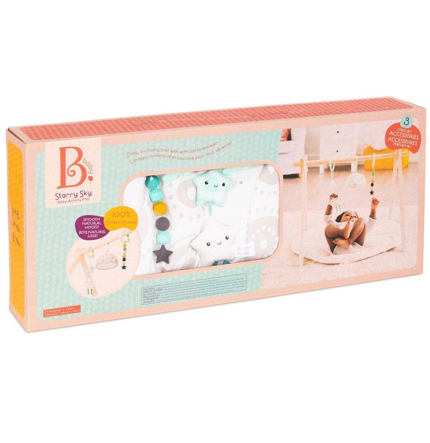 B.Toys: mata aktywnościowa dla niemowląt Starry Sky Baby Gym - Noski Noski