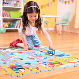 B.Toys: mata piankowa puzzle Whimsy Land - Noski Noski