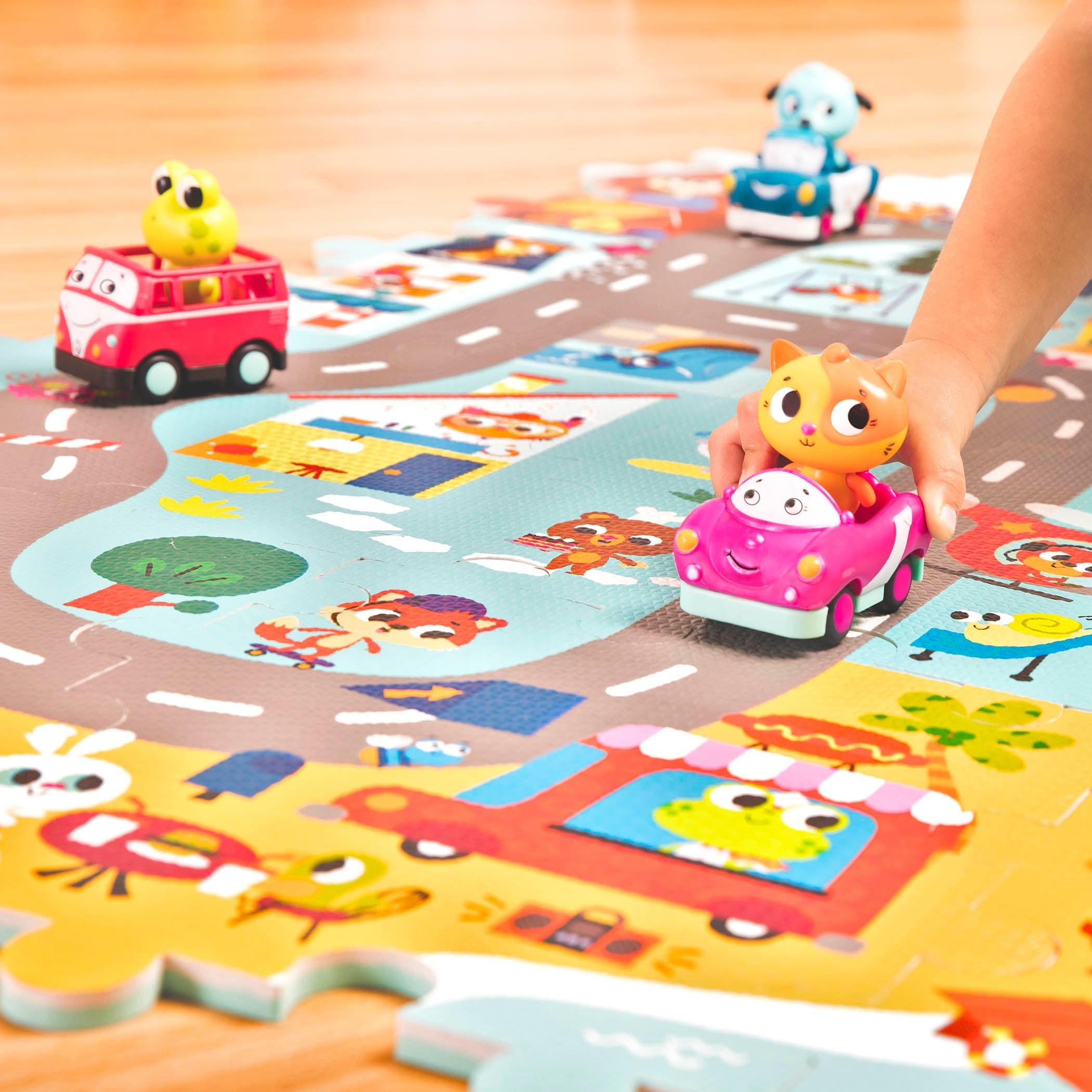 B.Toys: mata piankowa puzzle Whimsy Land - Noski Noski