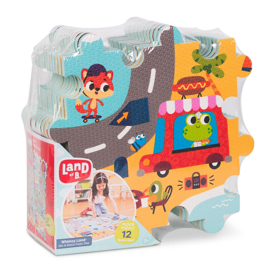 B.Toys: mata piankowa puzzle Whimsy Land - Noski Noski