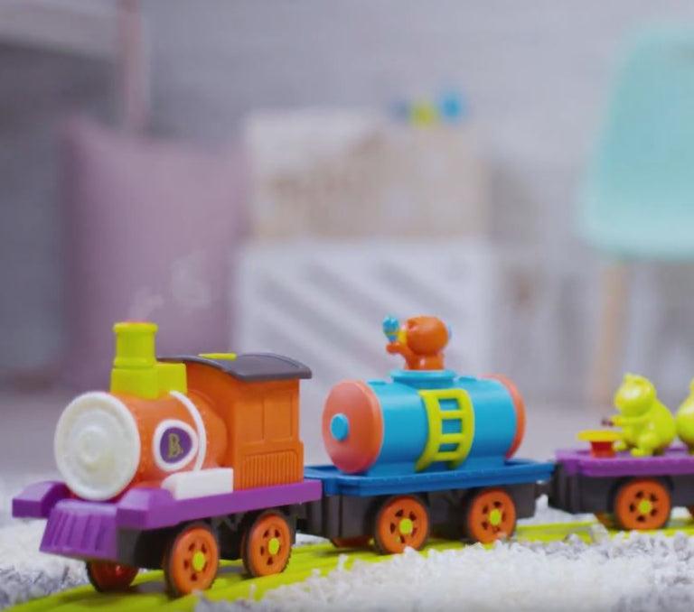 B.Toys: muzyczny pociąg Critter Express - Noski Noski