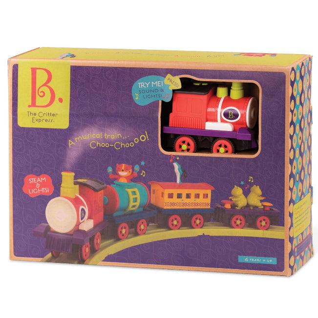 B.Toys: muzyczny pociąg Critter Express - Noski Noski