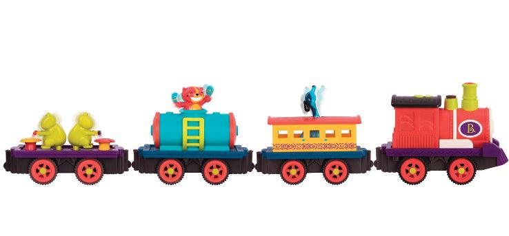 B.Toys: muzyczny pociąg Critter Express - Noski Noski