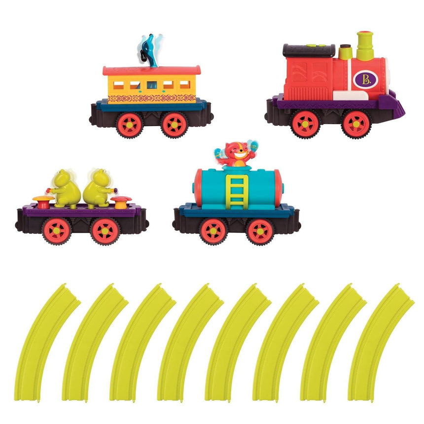 B.Toys: muzyczny pociąg Critter Express - Noski Noski