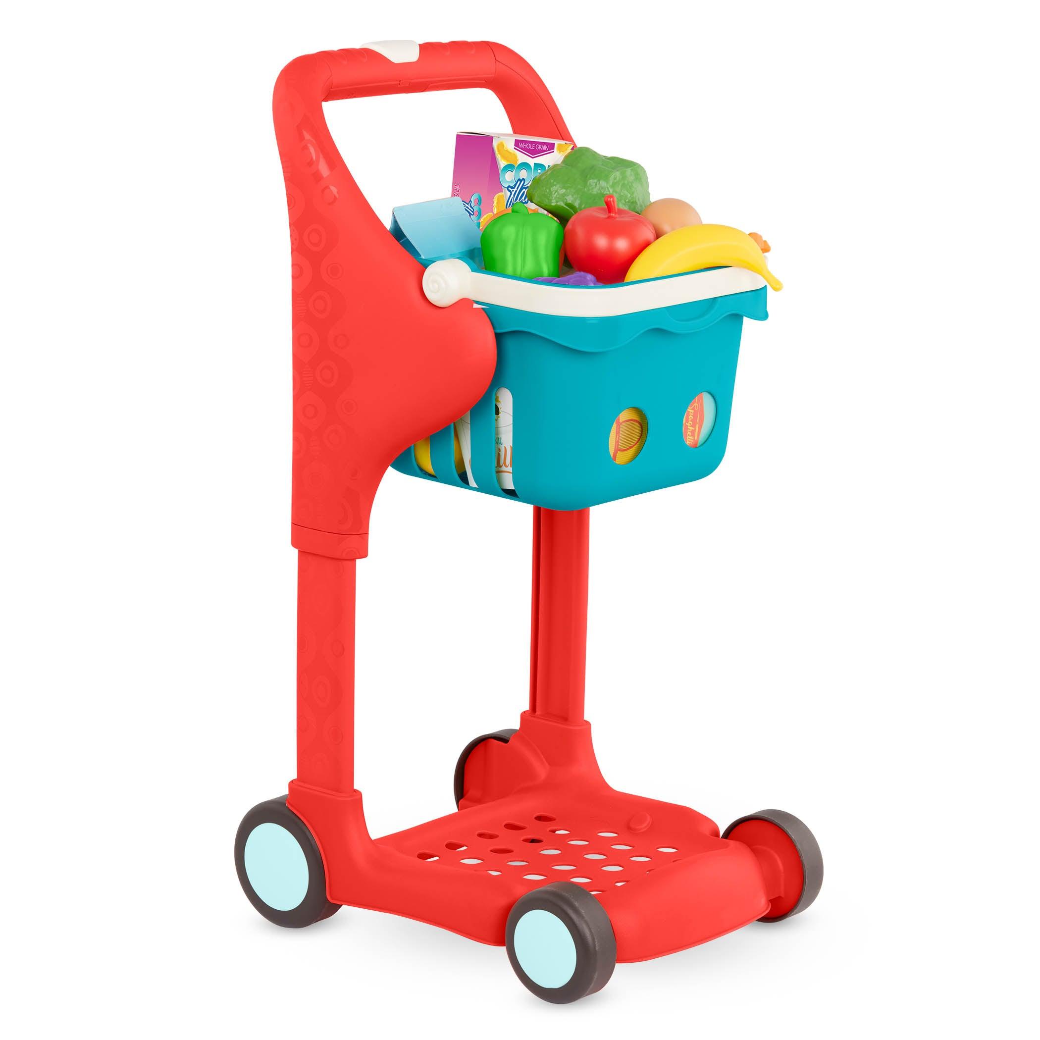 B.Toys: muzyczny wózek zakupowy z akcesoriami Shop & Glow Toy Cart - Noski Noski