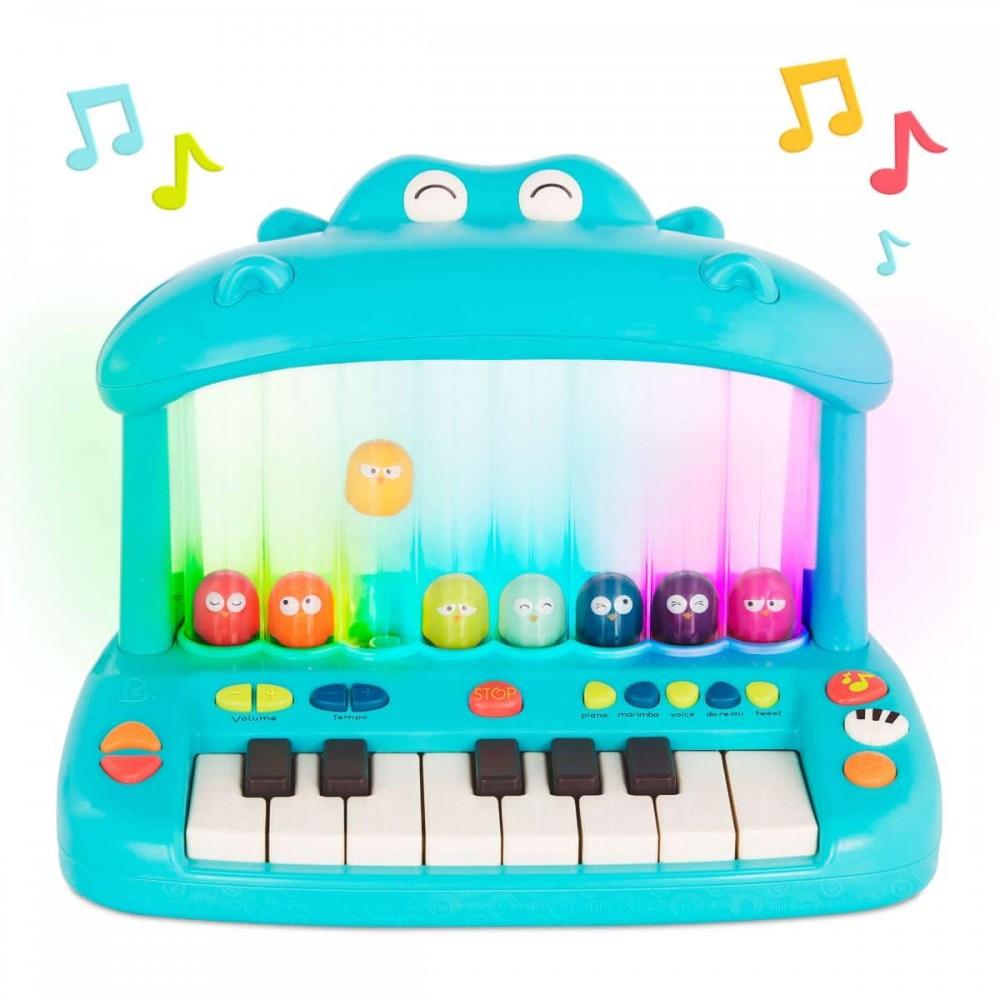B.Toys: pianinko Hippo Pop Play Piano Land of B. - Noski Noski