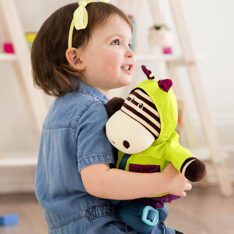B.Toys: pluszowa chichocząca zebra Zeeb do ubierania Giggly Zippies - Noski Noski