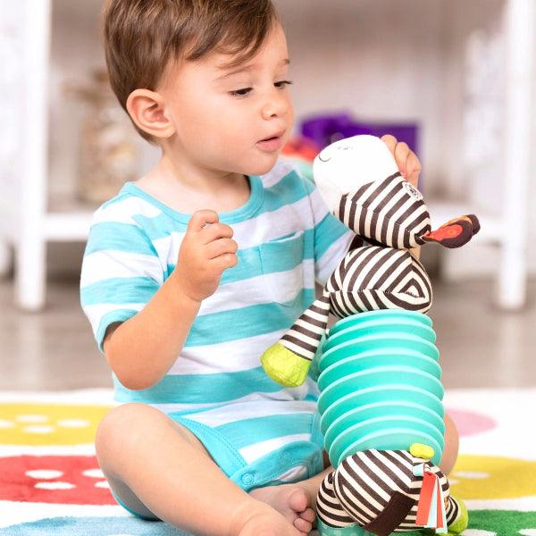 B.Toys: pluszowy akordeon zebra w pudełku Squeezy Zeeby - Noski Noski