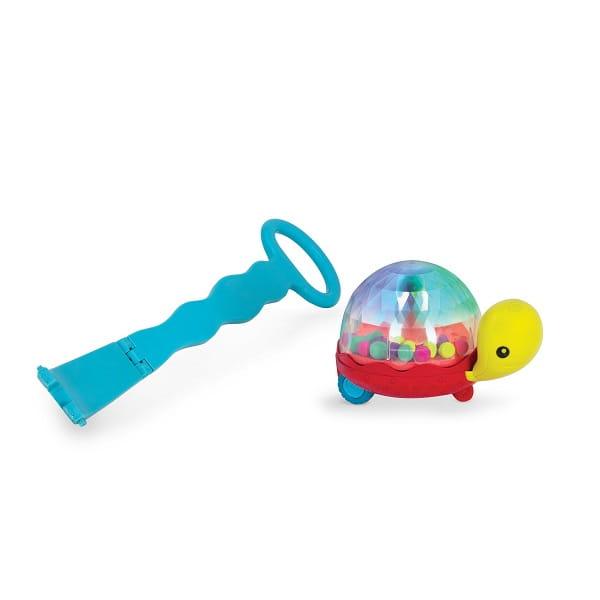 B.Toys: świecący pchacz żółw z kuleczkami Walk'n'Pop - Noski Noski