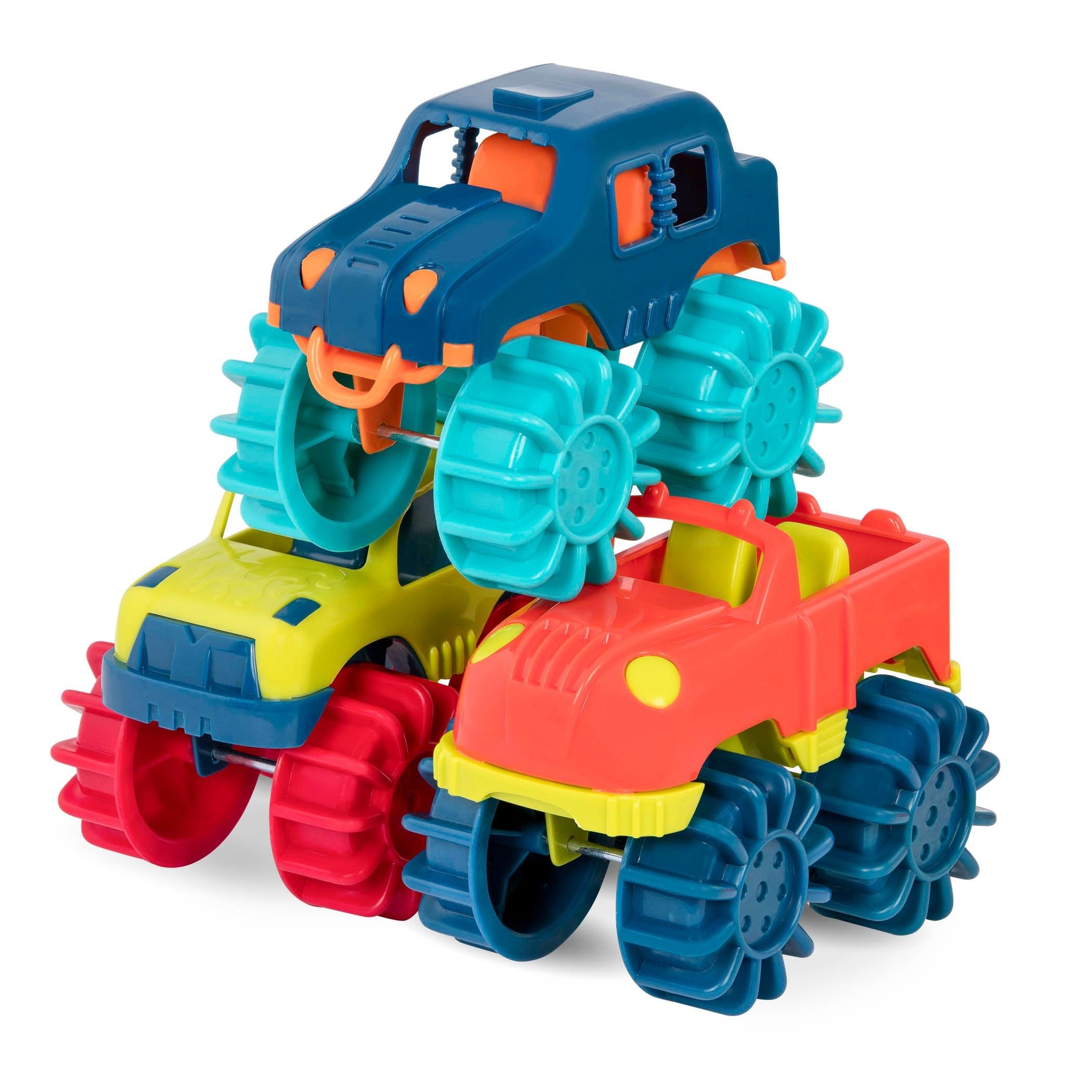 B.Toys: sześć monster trucków do zabawy w terenie Thunder Monster - Noski Noski