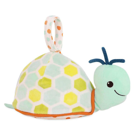Lampka nocna B.toys Glow Zzzs Shellé żółwik z szumem i kolorowym światłem dla spokojnego snu dziecka.