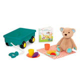B.Toys: wagonik z misiem i akcesoriami Mellow Bear Playset - Noski Noski
