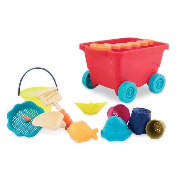 B.Toys: wózek z akcesoriami do piasku Wavy-Wagon - Noski Noski