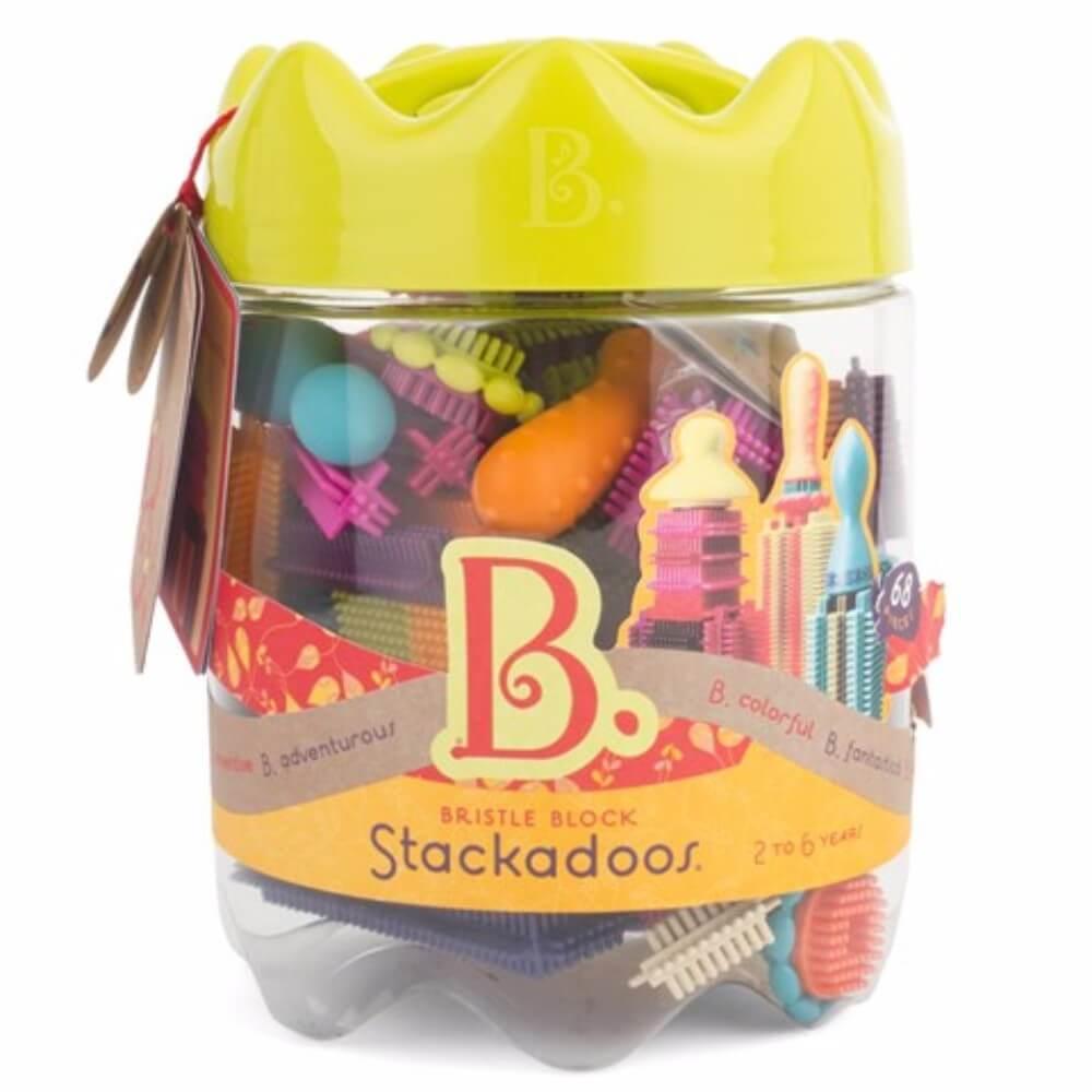 B.Toys: zestaw konstrukcyjny jeżyki Stackadoos - Noski Noski