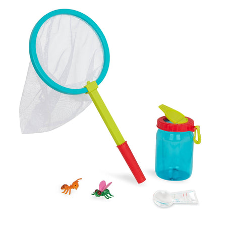 Lupa dla dzieci B.toys Mini Catcher's Kit - zestaw do obserwacji owadów i odkrywania przyrody.