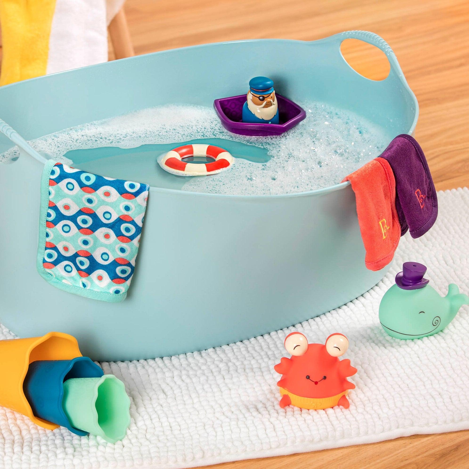 B. Toys: zestaw prezentowy do kąpieli dla niemowląt Wee B. Splashy - Noski Noski