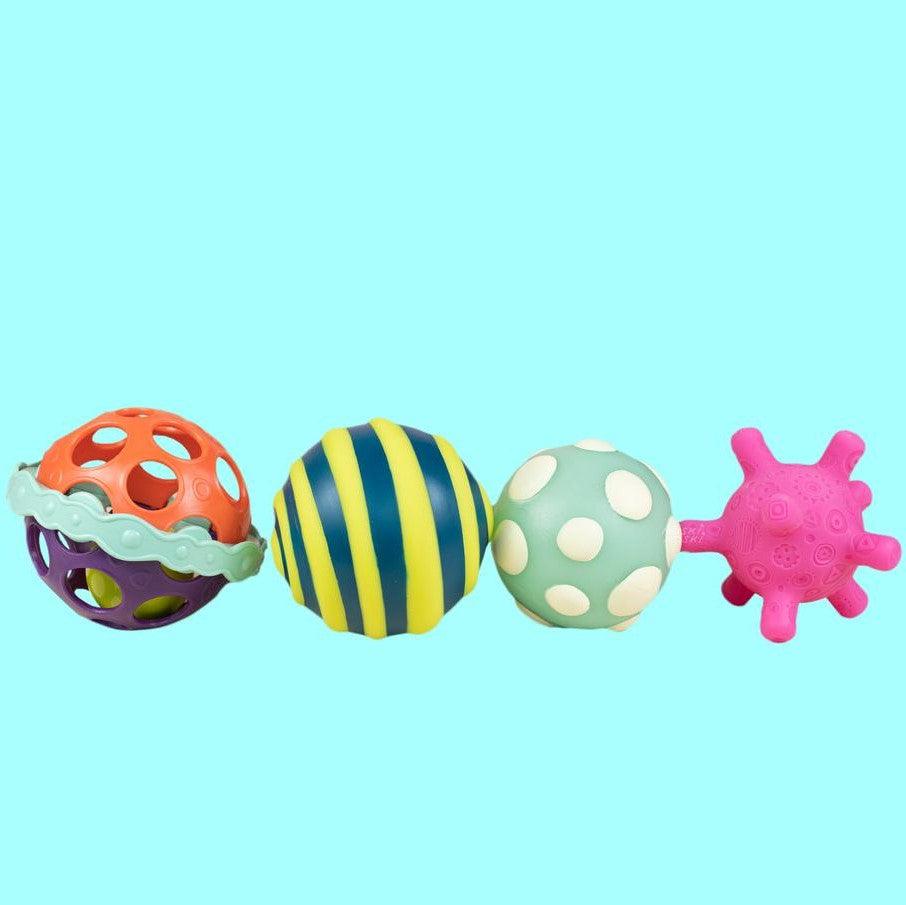 B.Toys: zwariowane piłki sensoryczne Ball-a-Balloos - Noski Noski