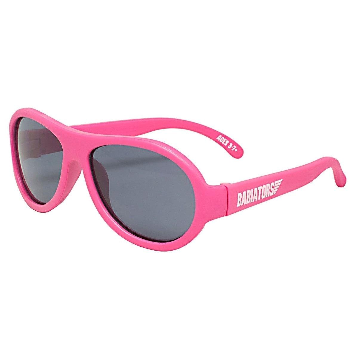 Babiators: okulary przeciwsłoneczne dla dzieci Original Aviator Popstar Pink 3-7 lat - Noski Noski