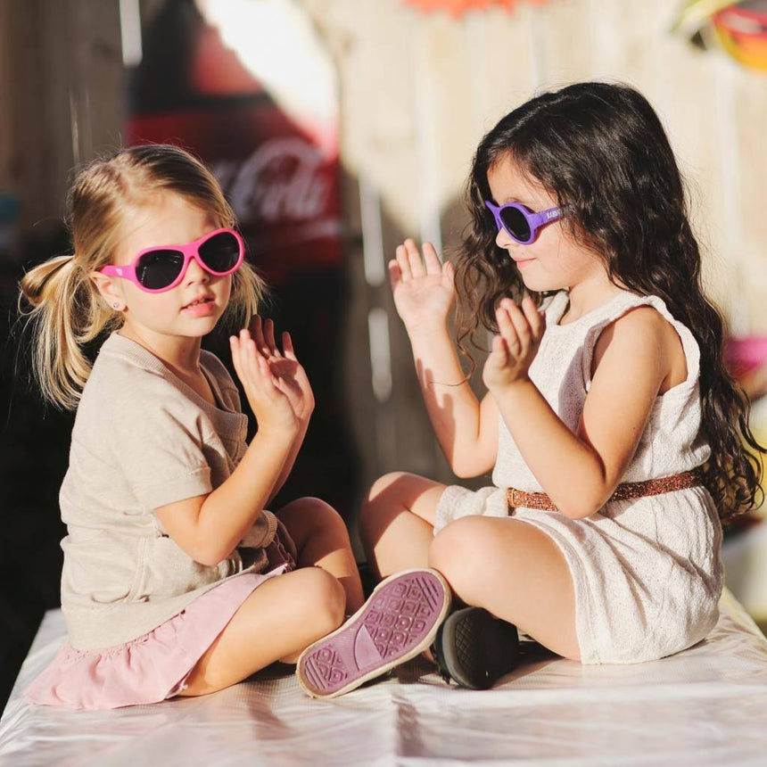 Babiators: okulary przeciwsłoneczne dla dzieci Original Aviator Popstar Pink 3-7 lat - Noski Noski