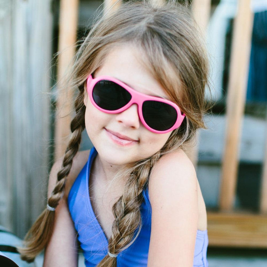 Babiators: okulary przeciwsłoneczne dla dzieci Original Aviator Popstar Pink 3-7 lat - Noski Noski