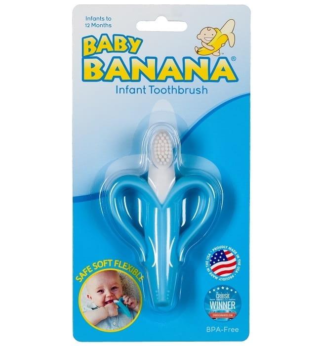 Baby Banana: szczoteczka dla dzieci Banan Blue - Noski Noski