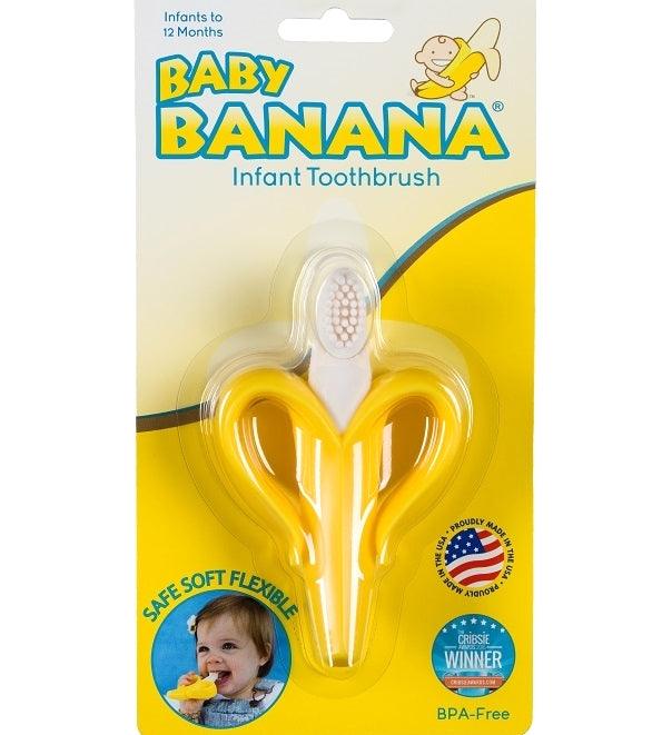 Baby Banana: szczoteczka dla dzieci Banan Yellow - Noski Noski