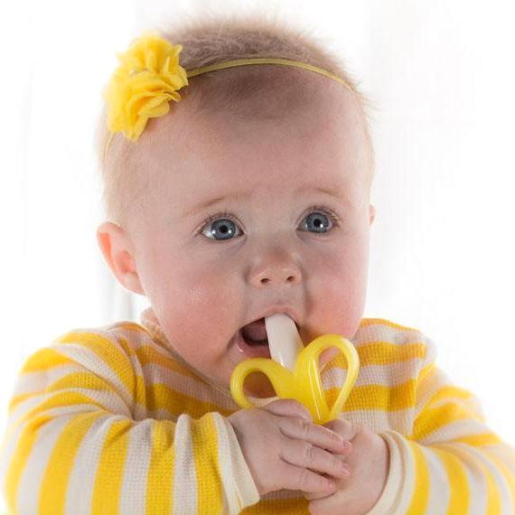 Baby Banana: szczoteczka dla dzieci Banan Yellow - Noski Noski