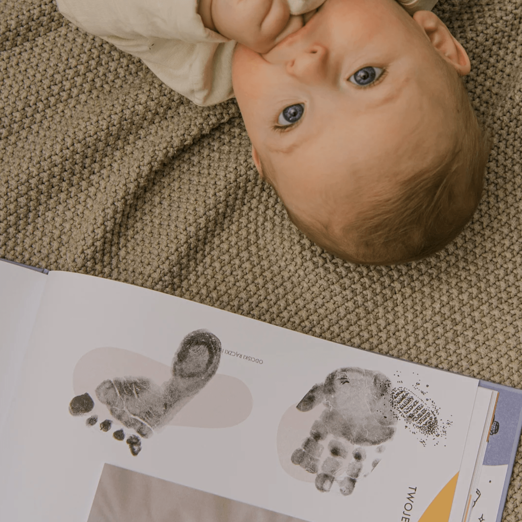 Baby Stories: tusz do odcisków dla niemowląt - Noski Noski