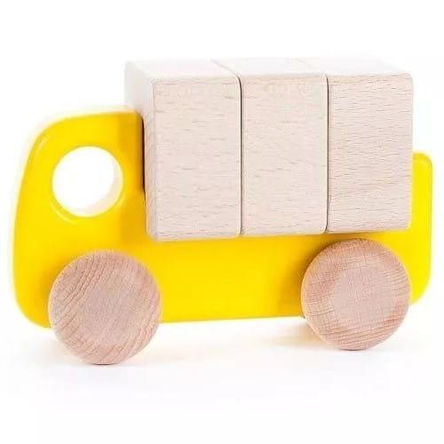 Bajo: drewniana ciężarówka z załadunkiem - Noski Noski