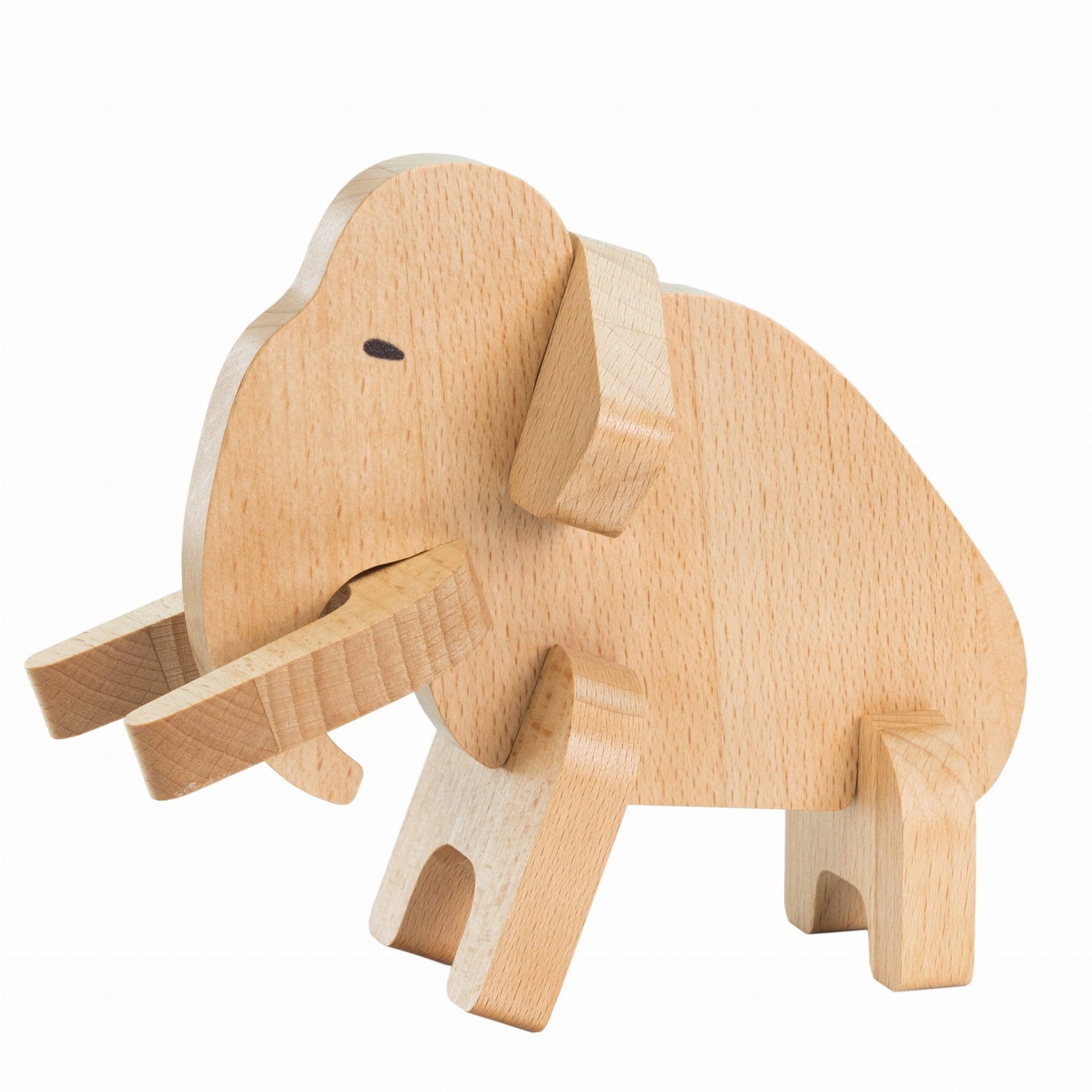 Bajo: drewniana układanka mamut Paleo-Animals Mammoth - Noski Noski