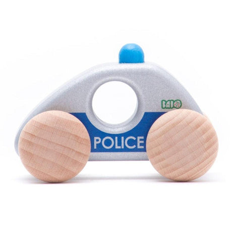 Bajo: drewniany radiowóz Policja - Noski Noski