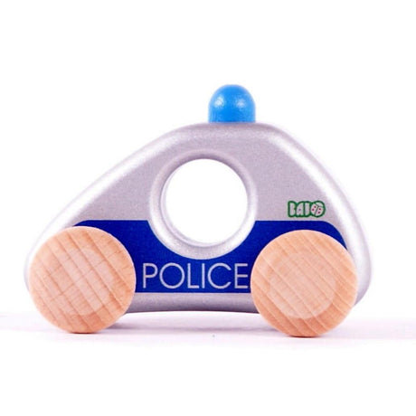 Bajo: drewniany radiowóz Policja - Noski Noski