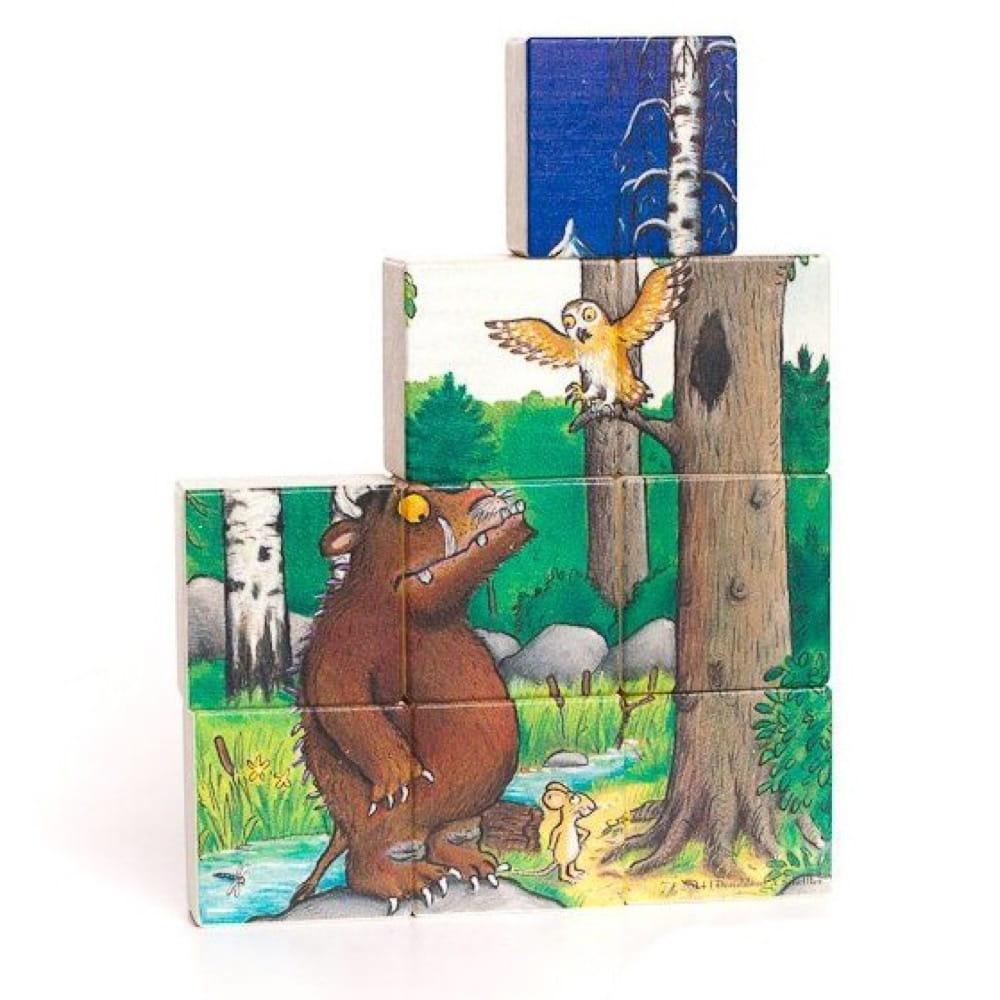 Bajo: dwustronne drewniane puzzle Gruffalo - Noski Noski