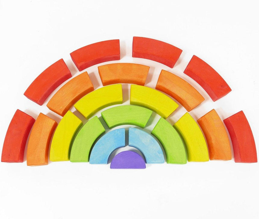Bajo: klocki tęczowe łuki Rainbow Blocks - Noski Noski