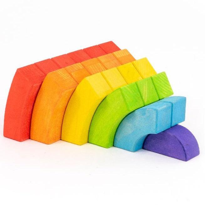 Bajo: klocki tęczowe łuki Rainbow Blocks - Noski Noski