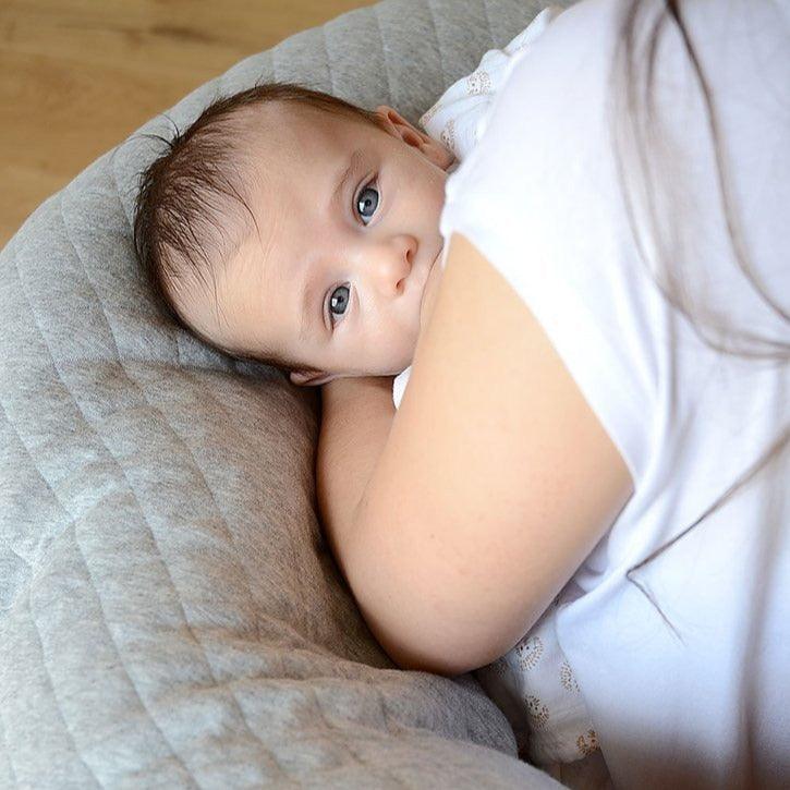 Beaba: ergonomiczna poduszka ciążowa Big Flopsy Heather Grey - Noski Noski