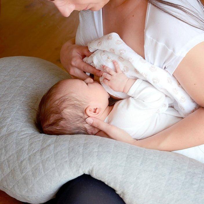 Beaba: ergonomiczna poduszka ciążowa Big Flopsy Heather Grey - Noski Noski
