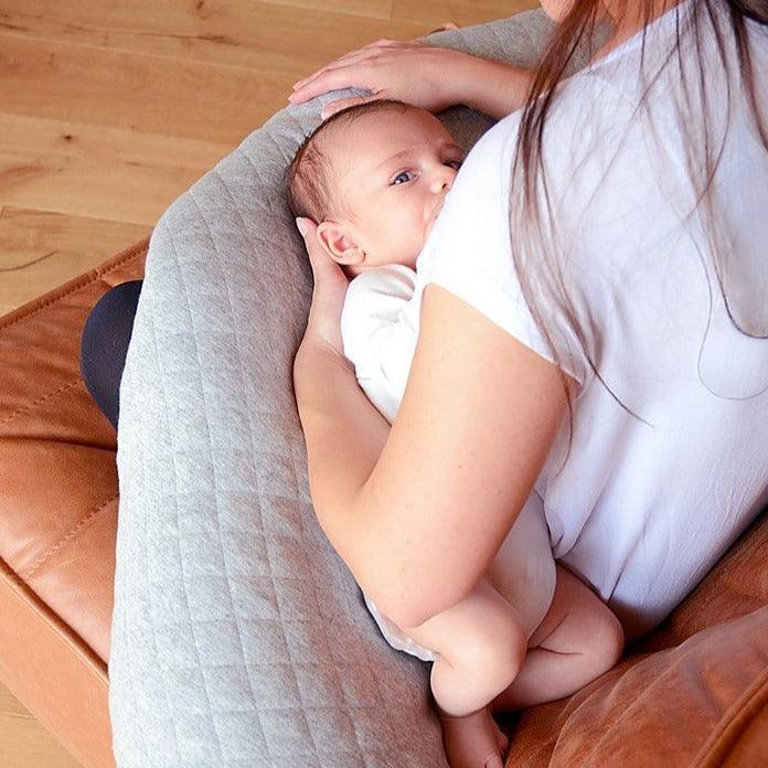 Beaba: ergonomiczna poduszka ciążowa Big Flopsy Heather Grey - Noski Noski